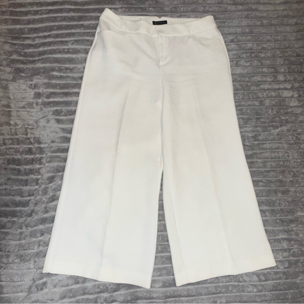INC International Concepts White Wide Leg Pants